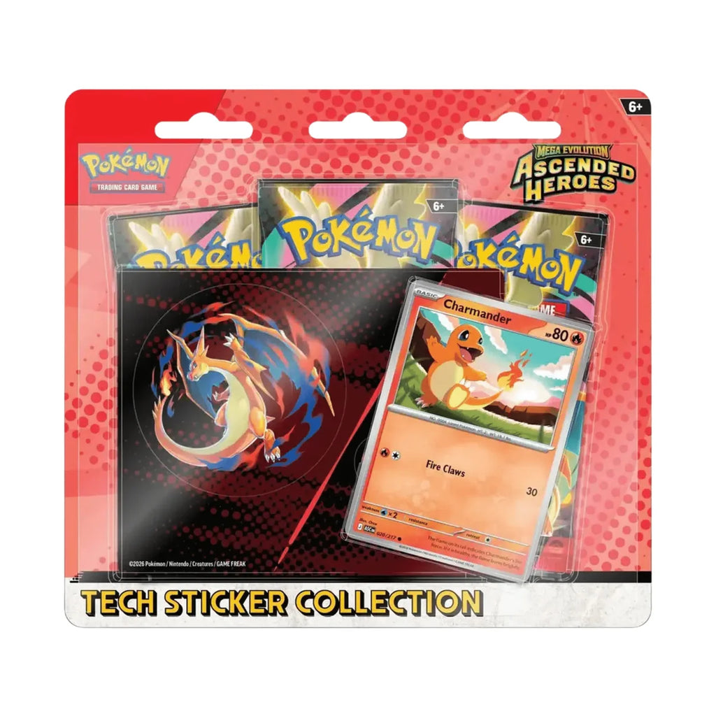 Pokémon Ascended Heroes Tech Sticker Collection (Charmander)