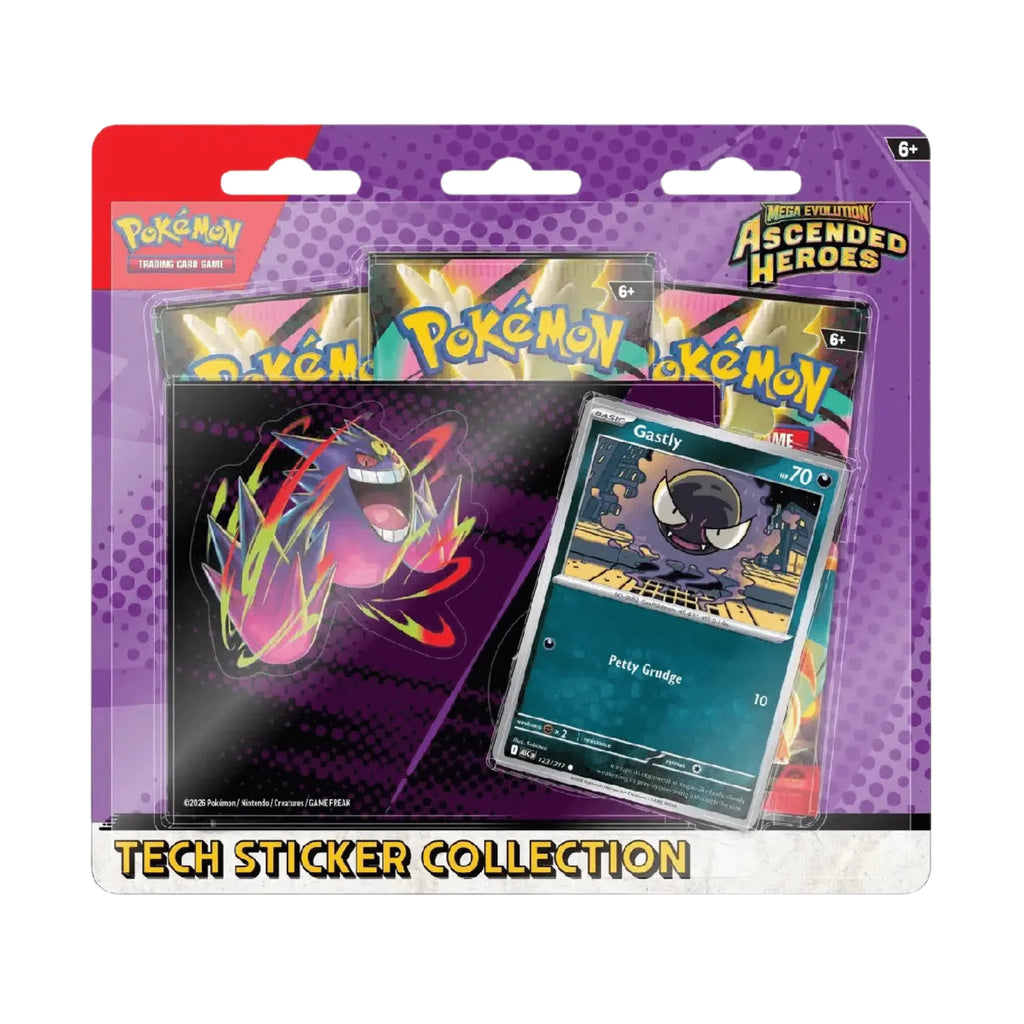 Pokémon Ascended Heroes Tech Sticker Collection (Gastly)